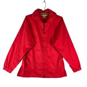 NIKE GOLF “ClimaFit” Redish/Orange Windbreaker Jacket Womens Size L